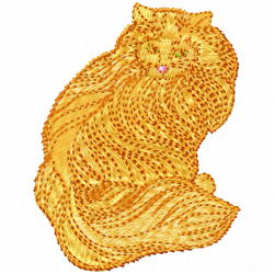 Cats Embroidery Design 6 Cats Embroidery Design 6